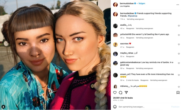 Virtuele influencer bermudaisbae