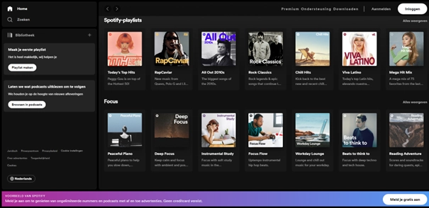 Homepage Spotify Homepage Spotify