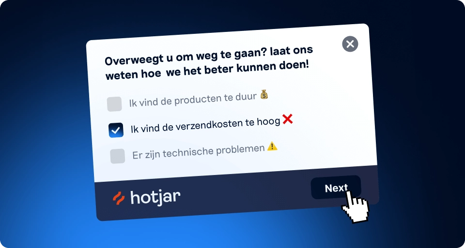 Ontdek wat jouw gebruikers echt willen met Hotjar