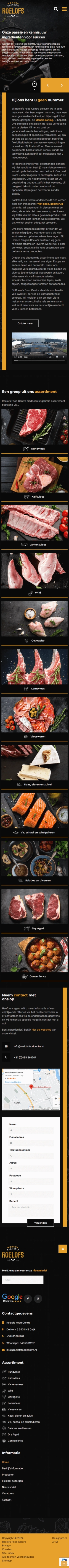 Roelofs Food Centre mobiele website Roelofs Food Centre mobiele website