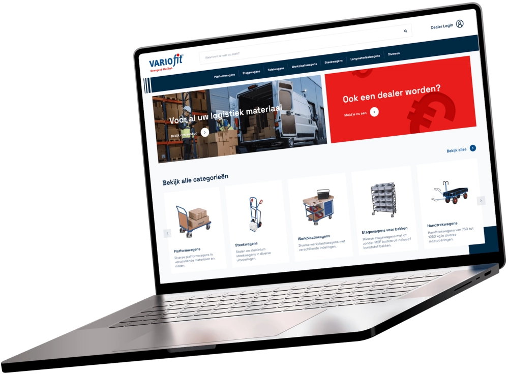 Variofit website laptop Variofit website laptop