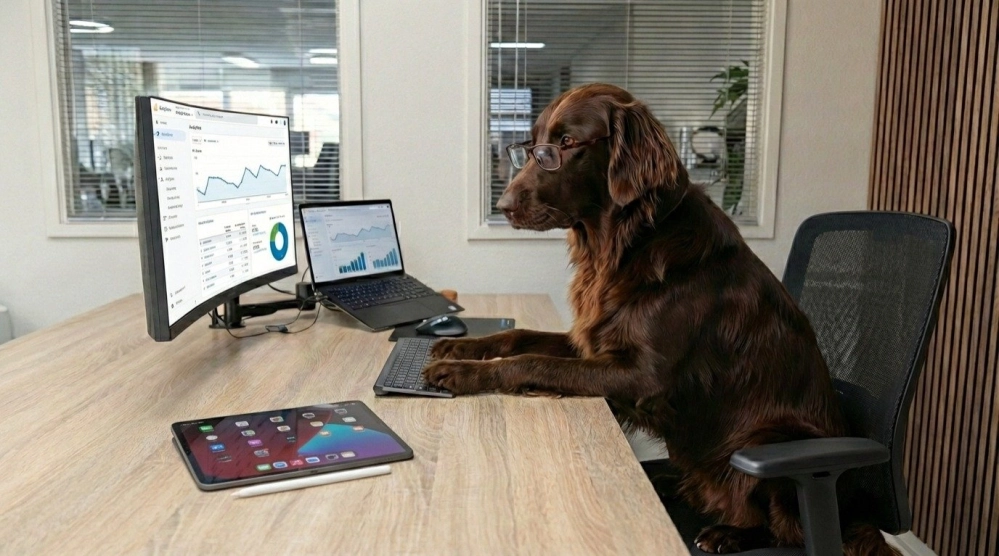 Bink-aan-het-werk-achter-laptop Bink-aan-het-werk-achter-laptop